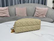 Kitlife Dior D-Cosy Mini Shell Bag Beige 21x12.5x8cm - 5