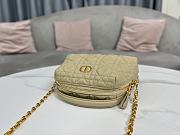 Kitlife Dior D-Cosy Mini Shell Bag Beige 21x12.5x8cm - 4