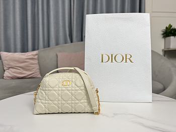 Kitlife Dior D-Cosy Mini Shell Bag White 21x12.5x8cm