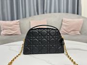 Kitlife Dior D-Cosy Mini Shell Bag Black 21x12.5x8cm - 5