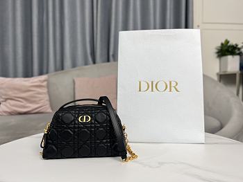 Kitlife Dior D-Cosy Mini Shell Bag Black 21x12.5x8cm