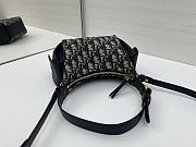 Kitlife Dior D-Dream Mini Bag Black & Blue Oblique 18x17x9cm - 6