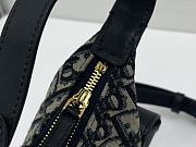 Kitlife Dior D-Dream Mini Bag Black & Blue Oblique 18x17x9cm - 3