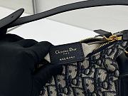 Kitlife Dior D-Dream Mini Bag Black & Blue Oblique 18x17x9cm - 2