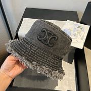Kitlife Celine Grey Denim Bucket Hat - 4