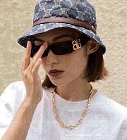 Kitlife Celine Denim Black CE Printed Bucket Hat - 1