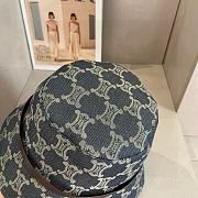 Kitlife Celine Denim Black CE Printed Bucket Hat - 3