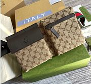 Kitlife Gucci Waist Bag GG Canvas Brown Beige 28566 29x16.5x2.5cm - 4