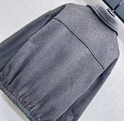 Kitlife Miu Miu Double Cashmere Blouson Jacket Grey - 6