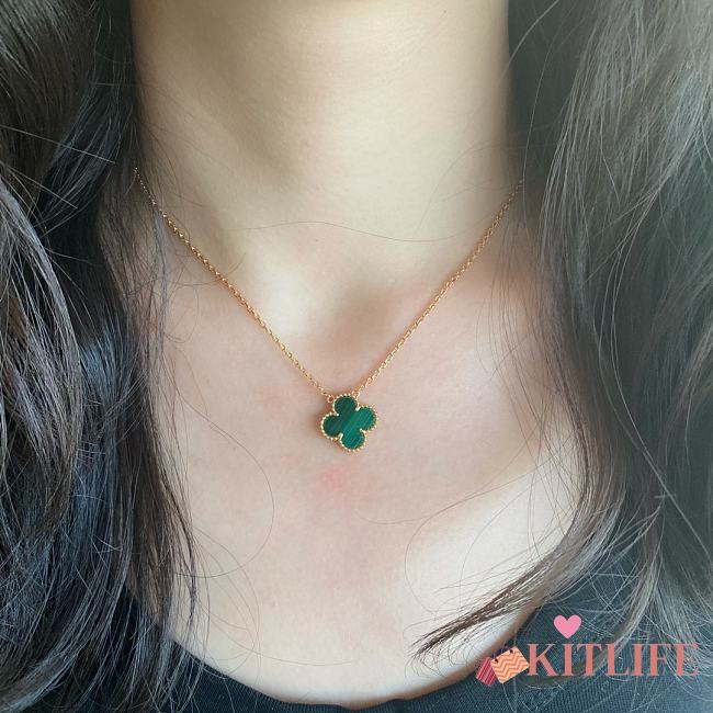 Kitlife Van Cleef & Arpels Necklace Green Gold - 1