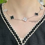 Kitlife Van Cleef & Arpels Necklace Silver & Black - 1