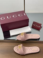 Kitlife Gucci GG Matelassé Slides Pink - 6