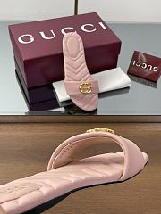 Kitlife Gucci GG Matelassé Slides Pink - 4