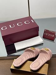 Kitlife Gucci GG Matelassé Slides Pink - 5