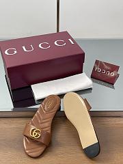Kitlife Gucci GG Matelassé Slides Brown - 6