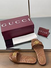 Kitlife Gucci GG Matelassé Slides Brown - 2