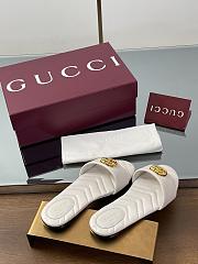 Kitlife Gucci GG Matelassé Slides White - 6