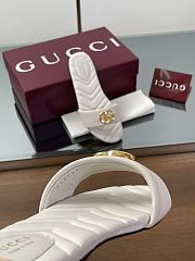 Kitlife Gucci GG Matelassé Slides White - 4