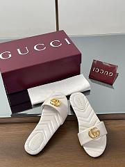 Kitlife Gucci GG Matelassé Slides White - 3