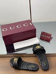 Kitlife Gucci GG Matelassé Slides Black - 4