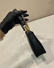 Kitlife Prada Re-Edition Black Leather Mini Bag 1BC204 18x22x6cm - 3