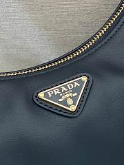 Kitlife Prada Re-Edition Black Leather Mini Bag 1BC204 18x22x6cm - 4