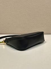 Kitlife Prada Re-Edition Black Leather Mini Bag 1BC204 18x22x6cm - 6