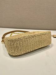 Kitlife Prada Re-edition Natual Crochet Mini Bag 1BC204 18x22x6cm - 2