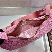 Kitlife Prada Re-Edition 2005 Crochet Bag Pink 1BH204 18x22x6cm - 5