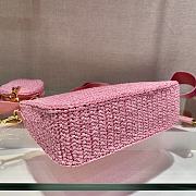 Kitlife Prada Re-Edition 2005 Crochet Bag Pink 1BH204 18x22x6cm - 6