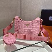 Kitlife Prada Re-Edition 2005 Crochet Bag Pink 1BH204 18x22x6cm - 3
