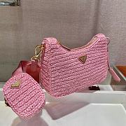 Kitlife Prada Re-Edition 2005 Crochet Bag Pink 1BH204 18x22x6cm - 2