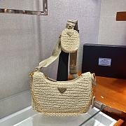 Kitlife Prada Re-Edition 2005 Crochet Bag Beige 1BH204 18x22x6cm - 1