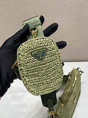 Kitlife Prada Re-Edition 2005 Crochet Bag Green 1BH204 18x22x6cm - 6