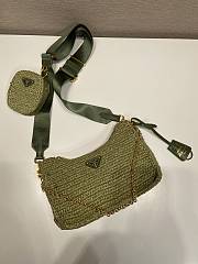 Kitlife Prada Re-Edition 2005 Crochet Bag Green 1BH204 18x22x6cm - 4