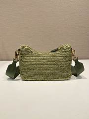 Kitlife Prada Re-Edition 2005 Crochet Bag Green 1BH204 18x22x6cm - 3