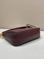 Kitlife Prada Re-Edition 2005 Re-Nylon Bag Burgundy 1BH204 18x22x6cm - 4