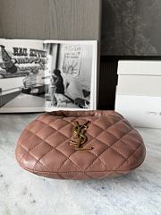 Kitlife Saint Laurent Icarino In Rose Sand Quilted Nappa Bag 851689 17x13x3cm - 4