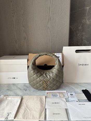 Kitlife Saint Laurent Icarino In Green Quilted Nappa Bag 851689 17x13x3cm