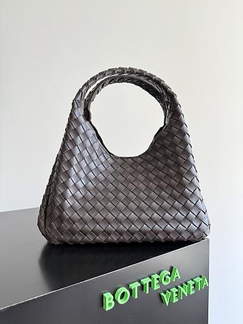 Kitlife Bottega Veneta Campana Shoulder Bag Dark Brown 844249 33x20x16.5cm