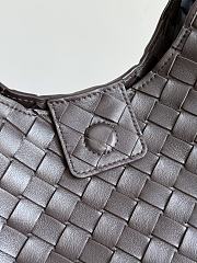 Kitlife Bottega Veneta Campana Shoulder Bag Dark Brown 844249 33x20x16.5cm - 4