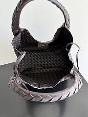 Kitlife Bottega Veneta Campana Shoulder Bag Dark Brown 844249 33x20x16.5cm - 5