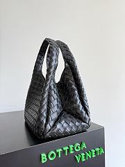 Kitlife Bottega Veneta Campana Shoulder Bag Black 844249 33x20x16.5cm - 6