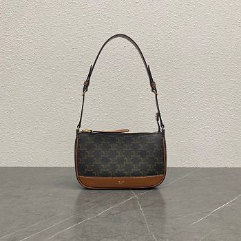 Kitlife Celine Shoulder Bag Brown 120153 21.5x16x13.5cm