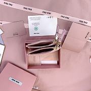 Kitlife Miu Miu Two-fold Small Wallet Light Pink 11.5x8cm - 4