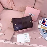 Kitlife Miu Miu Two-fold Small Wallet Dark Brown 11.5x8cm  - 3