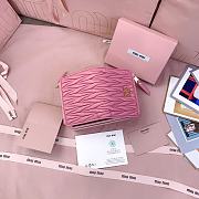 Kitlife Miu Miu Two-fold Small Wallet Pink 11.5x8cm - 6