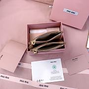 Kitlife Miu Miu Two-fold Small Wallet Brown 11.5x8cm - 2