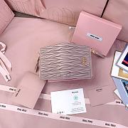 Kitlife Miu Miu Two-fold Small Wallet Beige 11.5x8cm - 3