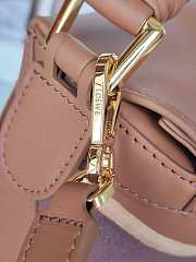 Kitlife Loewe Brown Leather Patchwork Puzzle Bag 24x10x14cm - 5